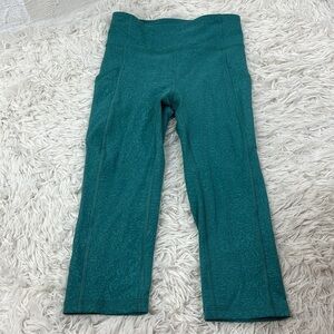 Lululemon Invigorate High-Rise Crop 17" Crunch Teal Lagoon